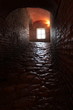 Dark tunnel,  inside Hagia Sophia Basilica, Istanbu l- Turkiye