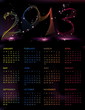Calendar 2013