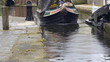 Canal Boat Moving Into A Lock....