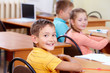 Pupil at workplace