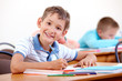 Studying at school