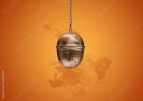 Photo: Brewing tea with infuser Brewing tea with infuser
