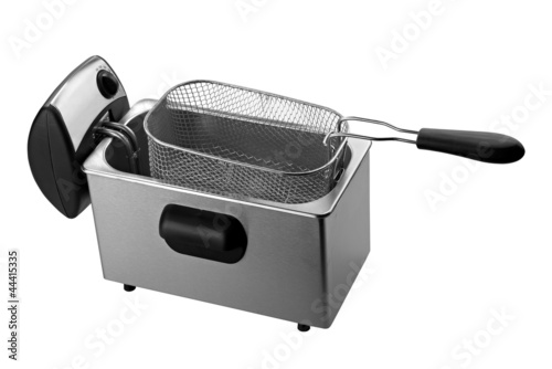 Photo: deep fryer isolated on white background ( clipping path) deep fryer isolated on white background ( clipping path)