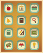 School icon set