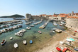 Marina at the city of Dubrovnik by the Adriatic sea