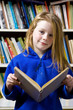 In the library