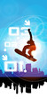 Snowboarder. Winter sport