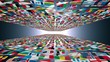 Carpet of World Flags universe, loop