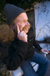 Photo: man look in the sundown man look in the sundown