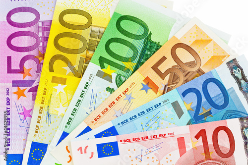 Photo: Ein Fächer mit Euro-Geldscheinen Ein Fächer mit Euro-Geldscheinen