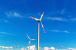Windrad eines Wind Kraftwerkes für Strom