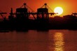 Tramonto sul porto mercantile - Taranto