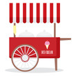 Vector: Ice Cream Cart Ice Cream Cart