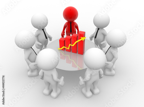 Illustration: Businessmen Businessmen