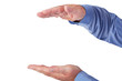 Two hands symbolizing protection