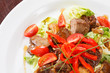 meat with vegetables