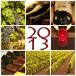 2013, collage vin rouge