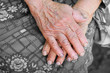 Hands of the old woman - 85 years age
