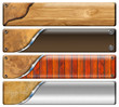 Four Horizontal Vintage and Modern Headers