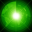 Green radar screen