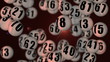 Flying lotto balls in 3D space