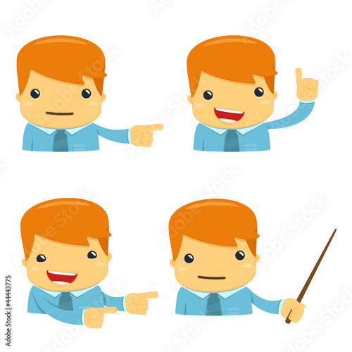 Vector: avatar cartoon manager avatar cartoon manager