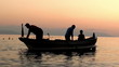 Video: Fishing boat on sunset Fishing boat on sunset
