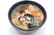 Bowl of organic iodine enriched seaweed and albacore gumbo