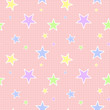 Illustration: Seamless Pastel Star Pattern Seamless Pastel Star Pattern