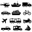 Vector: Transportation icon set Transportation icon set