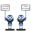 politicians poor standing with the electorate