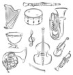 Vector: Symphony Orchestra Set Symphony Orchestra Set