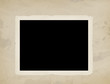 Blank photo on aged background