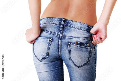Photo: Fit female butt in jeans Fit female butt in jeans