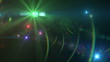 Galaxy with colorful starfields in space seamless loop