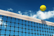 Tennis Ball over Net