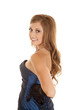 teen look over shoulder