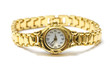 golden wrist watch