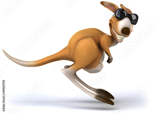 Illustration: Fun kangaroo Fun kangaroo