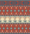 Seamless knitted pattern with anchor
