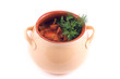 Meat prepared in pots