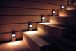 illuminated stairs