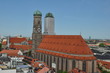 Blick auf die Frauenkirche in München
