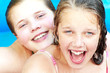 Photo: Teens in the swimmingpool Teens in the swimmingpool