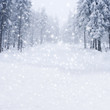 Schneefahrbahn