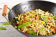 Photo: Asian noodles with meat Asian noodles with meat