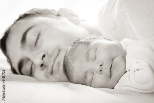 Photo: Baby with dad Baby with dad