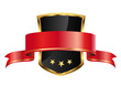 edles Wappen mit Banderole