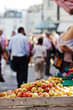 Marktstand mit Äpfeln