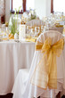 table set for a wedding dinner